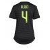 Billige Real Madrid David Alaba #4 Tredjetrøye Dame 2022-23 Kortermet